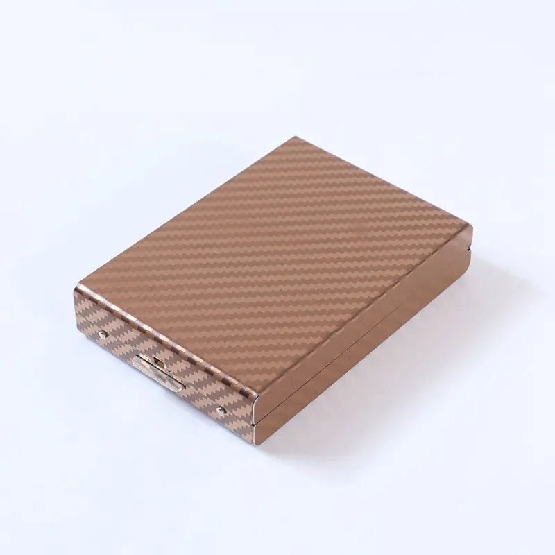 🛡️✨ Tarjetero Metálico de Acero Inoxidable con Protección RFID – Cartera de Tarjetas Antidesmagnética, Pequeña y Portátil 💳