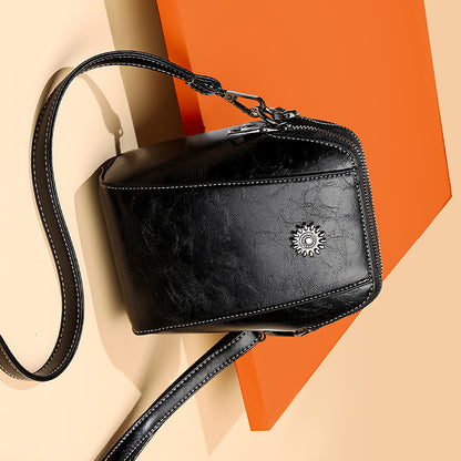 🔥👜[Vremenski ograničena promocija] 💖2025 nova mini multifunkcionalna moderna torba za rame od prave kože, mala i izvrsna