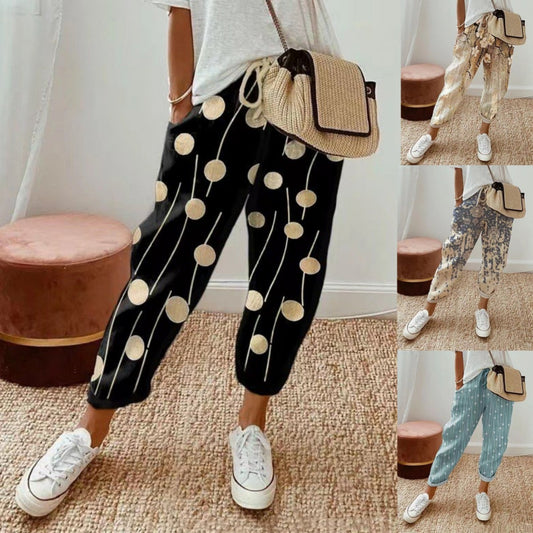 ✨【S-3XL】Nou pentru 2025, pantaloni casual de damă din bumbac și in, opțional multicolori✅