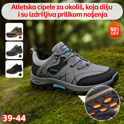 👟👍【Veličine 39-44】Nove muške prozračne ležerne sportske cipele iz 2026., pogodne za planinarenje, biciklizam i trekking na otvorenom