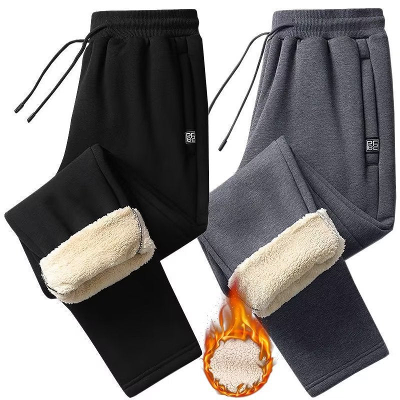 👖【Časovo obmedzená zľava】🔥【M-5XL】2025 Zimné pánske zimné jahňacie vlna zahustená ležérne teplé tepláky✅【40-100kg】