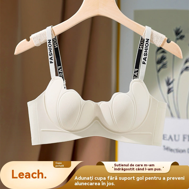 😍【3 sztuki】Biustonosz push-up dla kobiet bez fiszbin, miękka bawełna, wygodny i oddychający ❤️【40-85 kg】