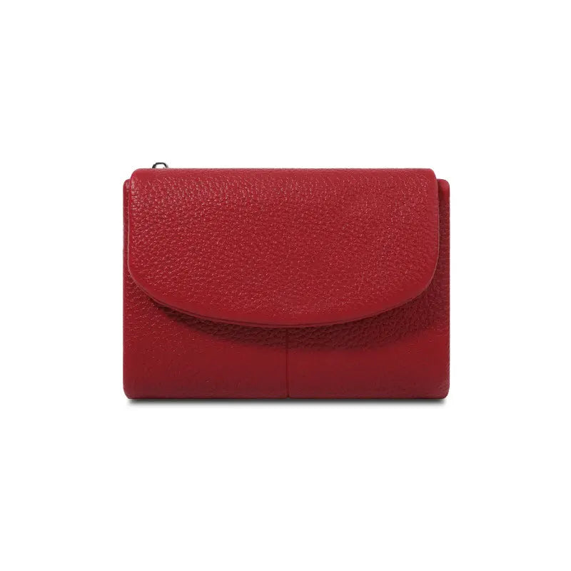 👝Cartera unisex RFID Pebble de piel auténtica
