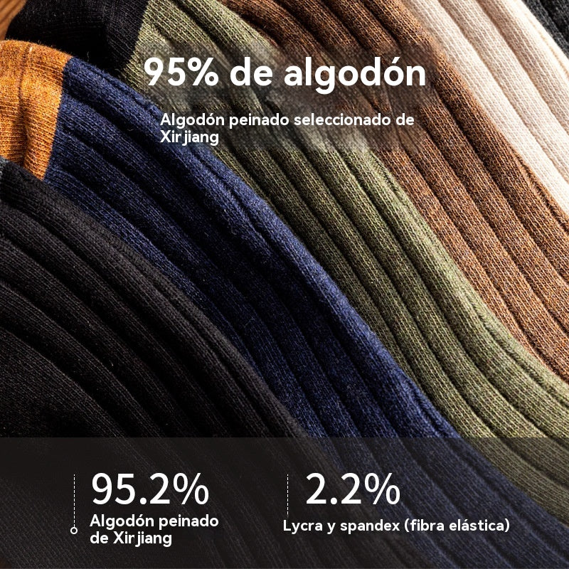 【Compre 5 y obtenga 5 gratis】 Calcetines desodorantes cálidos absorbentes del sudor para hombre