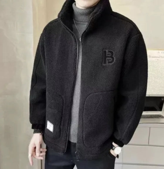 🔥🔥【L-6XL】Zimná fleecová bunda, bavlnená bunda, zosilnená bavlnená bunda z jahňacej vlny, teplá bunda