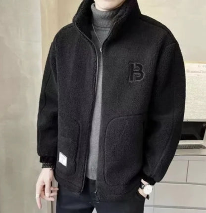 🔥🔥【L-6XL】Zimná fleecová bunda, bavlnená bunda, zosilnená bavlnená bunda z jahňacej vlny, teplá bunda