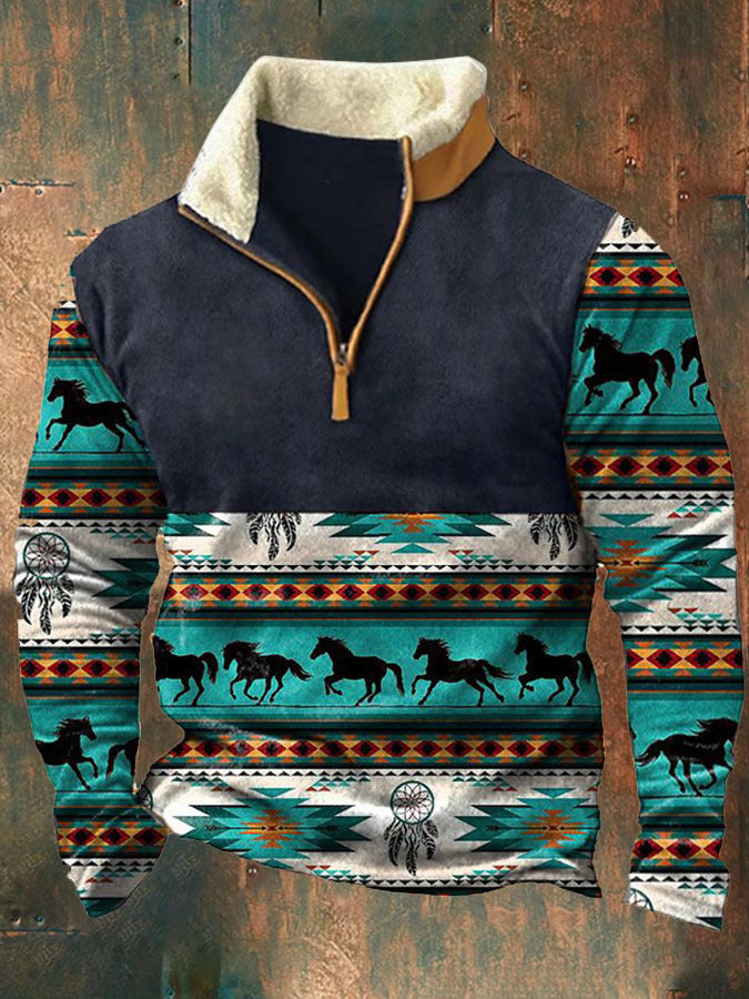 👕【35% POPUST】【S-4XL】Moden, topel moški pulover z dolgimi rokavi in 3D-tiskom za jesen-zimo 2025