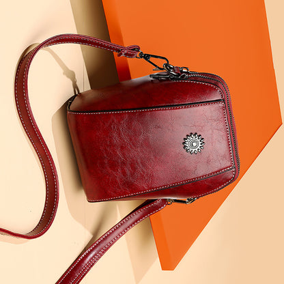 🔥👜[Vremenski ograničena promocija] 💖2025 nova mini multifunkcionalna moderna torba za rame od prave kože, mala i izvrsna