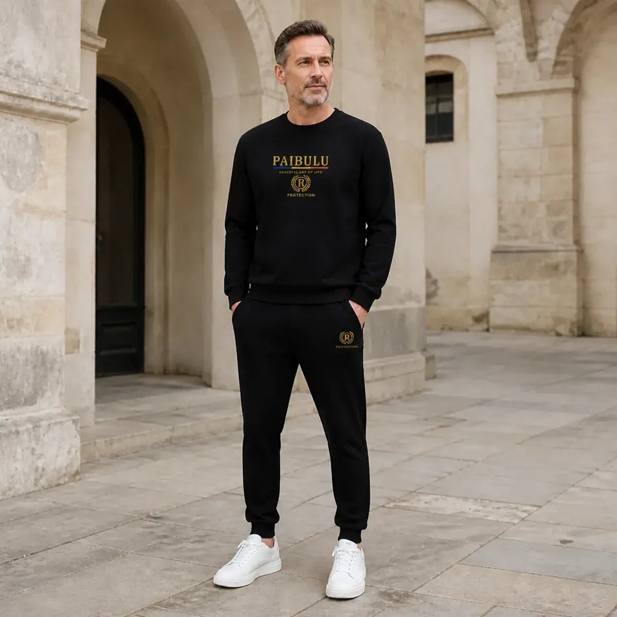 🔥 Conjunto de ropa deportiva casual de otoño para hombre – novedad 👕👖【Sudadera + pantalón】
