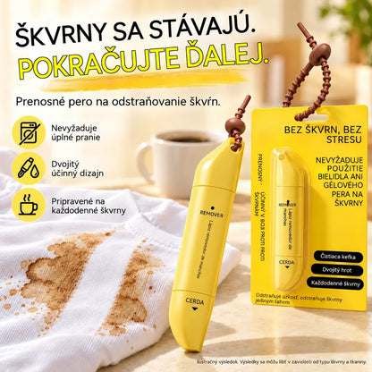 🔥【Kúp 1, druhý získaš zadarmo】🧼 Prenosné obojstranné pero na odstraňovanie škvŕn ✨ Okamžitý pomocník na núdzové čistenie oblečenia (nevyžaduje oplachovanie); ideálne na škvrny od oleja a kávy