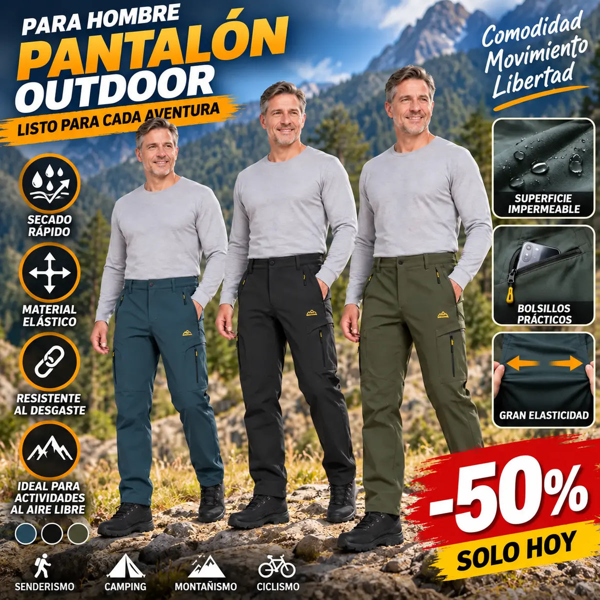 Pantalones softshell para hombre (tallas M-6XL): cálidos, de secado rápido, elásticos, cortavientos, repelentes al agua y transpirables.