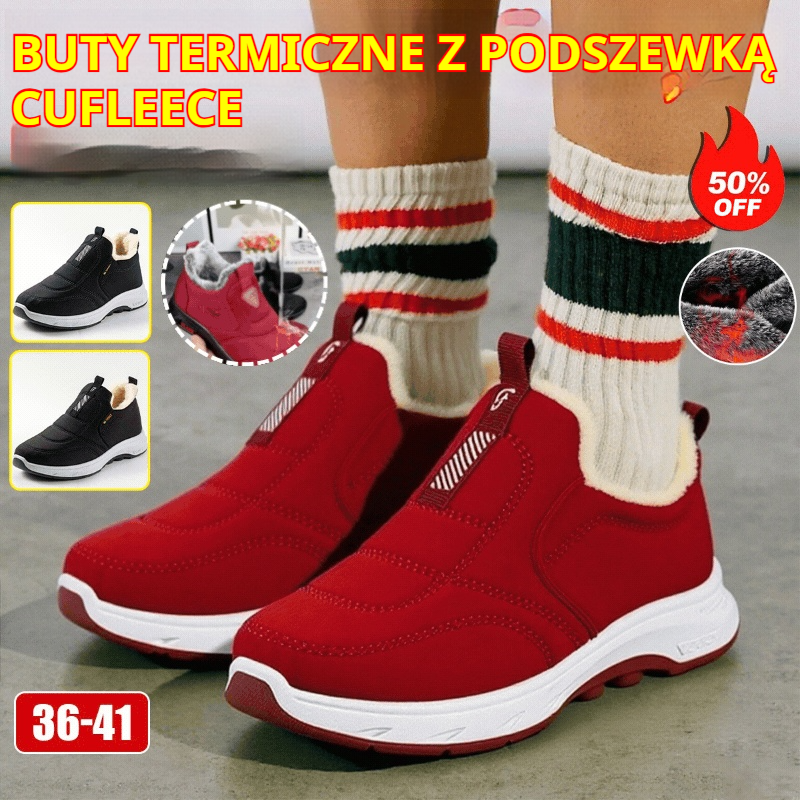 😀🎉aksamitne i pogrubiające🔥【35-41】ciepłe, bawełniane, wodoodporne buty zimowe dla kobiet