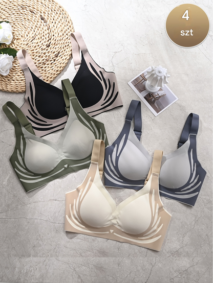 😍【Kup 1, otrzymaj 1 gratis】Bezprzewodowy jednoczęściowy biustonosz dla kobiet❤️【40-85kg】