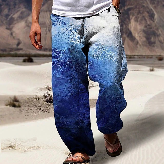 ✨👖【🌈Obmedzené zásoby】【S-6XL】😍 Pánske úzke nohavice z bavlny a ľanu pre väčšie veľkosti, ležérne, voľný bohémsky štýl