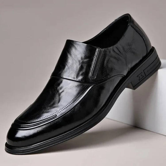 ✨🔥【38-44】Męskie buty biznesowe w stylu brytyjskim z miękkiej skóry ✅miękka skóra ✅oddychające ✅miękka podeszwa ✅codzienne