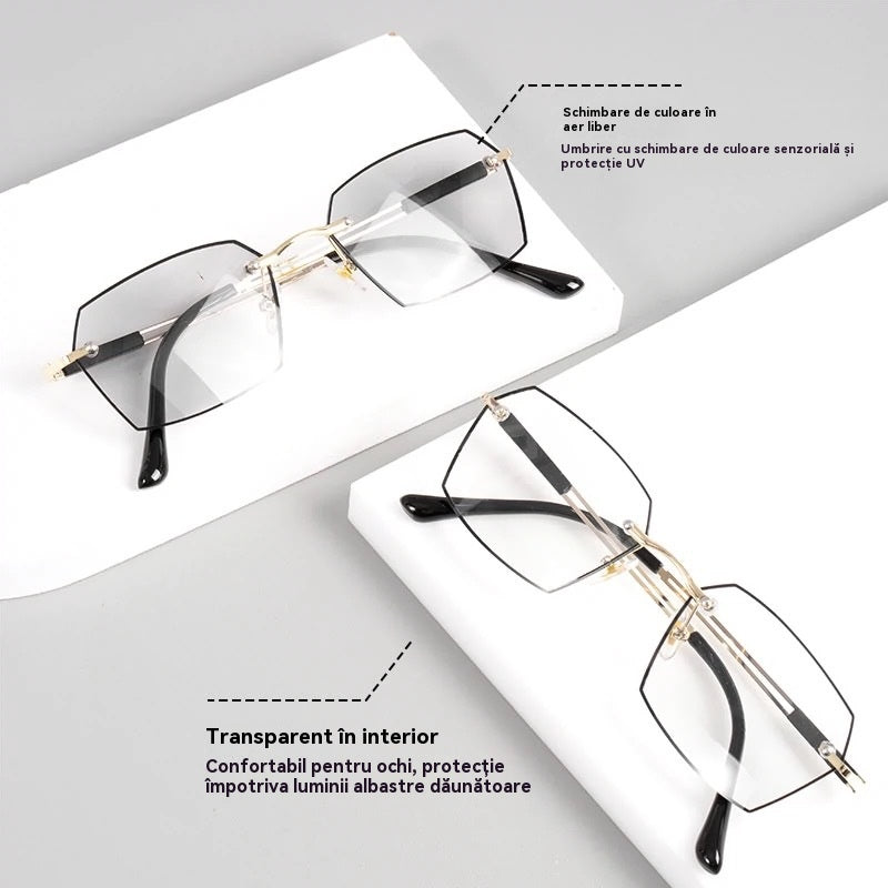 ✨🕶【Reducere limitată în timp】Ochelari de citit fotocromatici inteligenți noi pentru bărbați și femei, ochelari care blochează lumina albastră