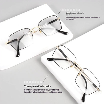 ✨🕶【Reducere limitată în timp】Ochelari de citit fotocromatici inteligenți noi pentru bărbați și femei, ochelari care blochează lumina albastră