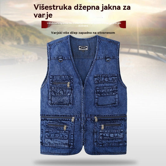 🔥 Nova kolekcija -50% | Muške traperice s više džepova 【XL-7XL】 – Izdržljive, prozračne i udobne