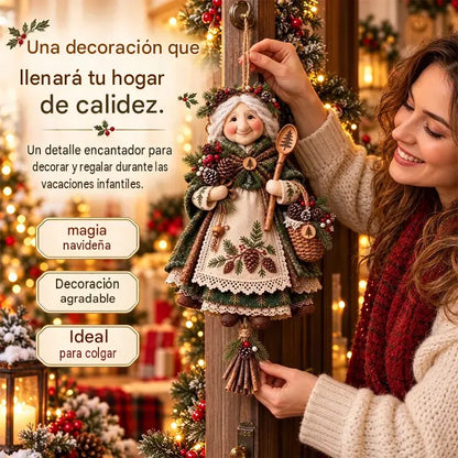 🎄❤️ Bonita, práctica y portátil decoración "Buena Suerte Abuela" - añade un toque de ambiente cálido.