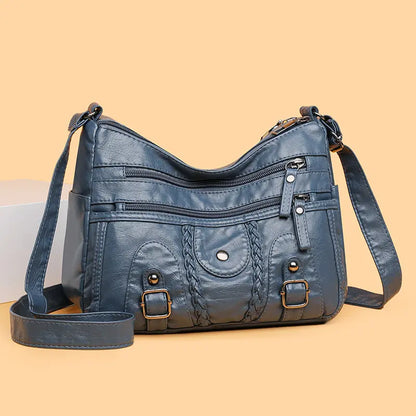 🔥👜Nuevo bolso multibolsillos para mujer 2026, de gran capacidad, se puede llevar en un hombro o cruzado.