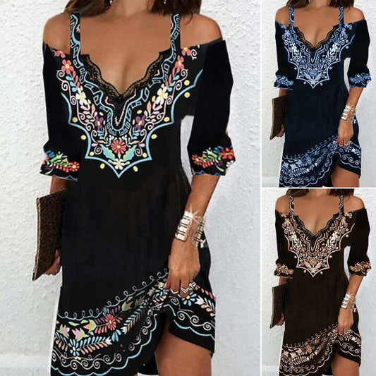 👗🌸【S-5XL】2025 Wiosna i Lato Nowa Sukienka Halter-Jedwabisty W dotyku