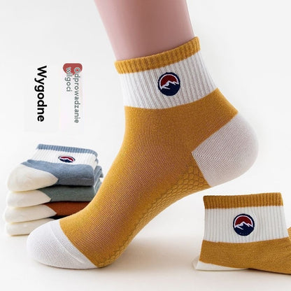 【Kupte 5 párů a získejte 5 zdarma, celkem 10 párů】🧦🌈Pánské prodyšné, pot odvádějící sportovní ponožky do poloviny lýtek