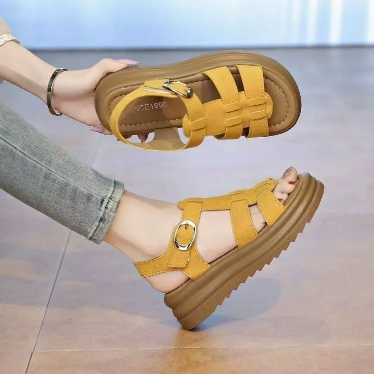 🎀【35-40】Sandale de damă cu talpă groasă și moale