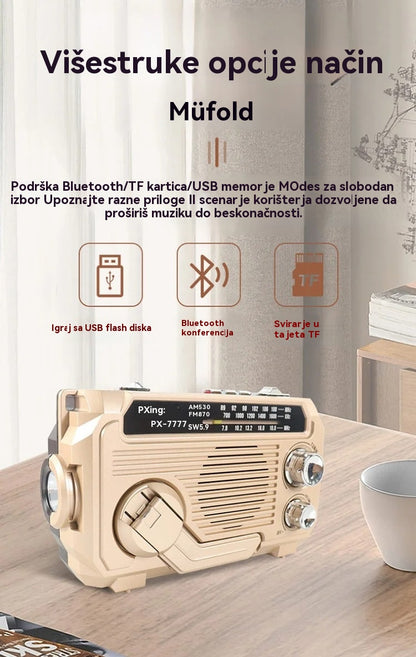 🏕️【Popust ograničenog trajanja】Višenamjenska prijenosna svjetiljka s AM radiom - Plaćanje pouzećem 🚛