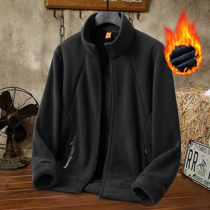 🔥【M-4XL】Chaqueta de Terciopelo Grueso de Lana para Hombre, Talla Grande, Cálida y Cómoda para Otoño e Invierno