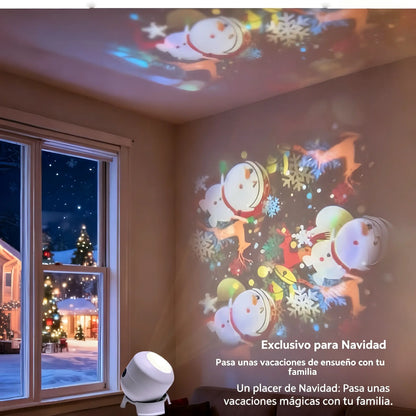 【50% de descuento por tiempo limitado】Proyector LED giratorio dinámico