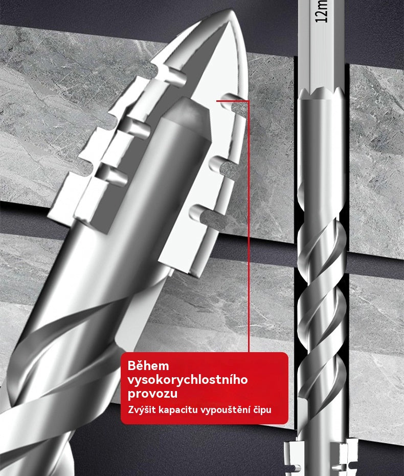 🥇【3+4+5+6+8+10+12+14+16mm】Excentrický vrták 7. generace z super tvrdé wolframové oceli s vroubkovaným ostřím