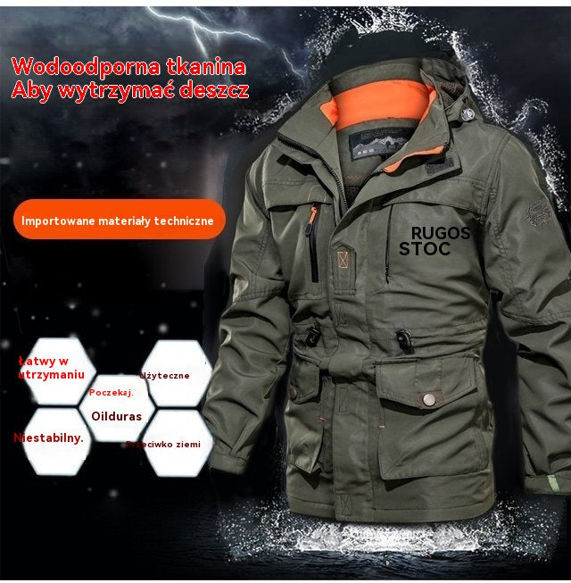 🔥【M-4XL】Męska wodoodporna i wiatroszczelna kurtka, jesień 2025