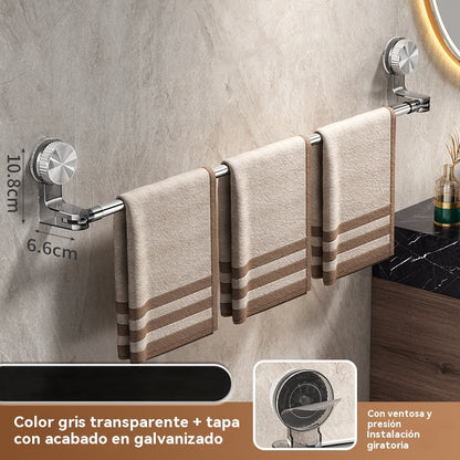 🎁【Dobírka】✨🚿Lehký a bezvrtací design – Výsuvný věšák na ručníky s přísavkou