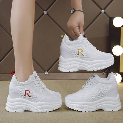 Původní tovární sleva 45%【35-40】👟 2025 nové prodyšné sportovní boty ze síťoviny, které zvyšují výšku --3953215