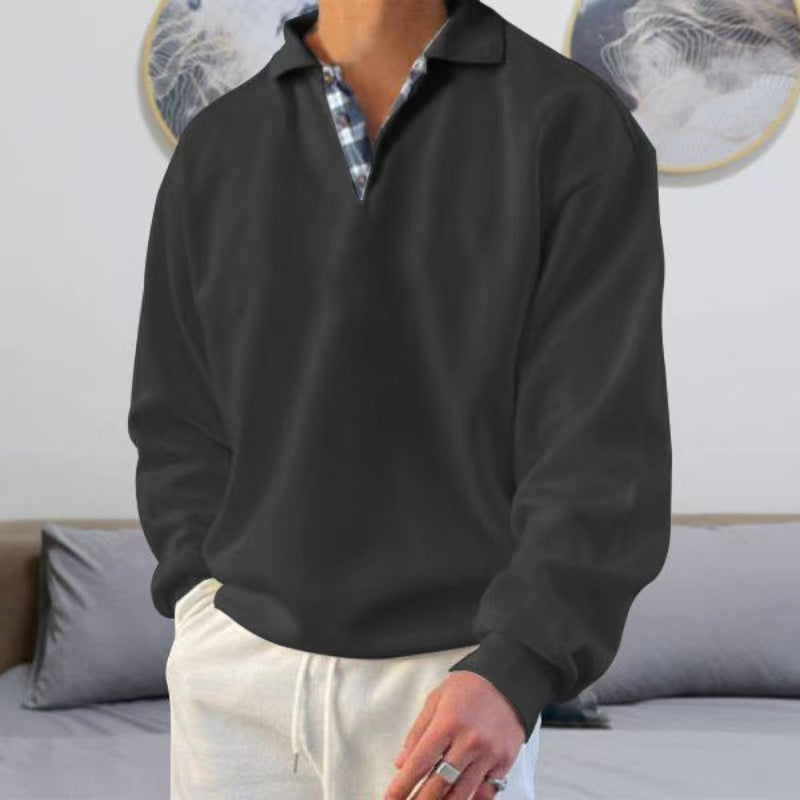 🔥🔥【M-3XL】Najobľúbenejšie pánske polo tričko s dlhým rukávom