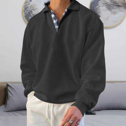 🔥🔥【M-3XL】Najobľúbenejšie pánske polo tričko s dlhým rukávom