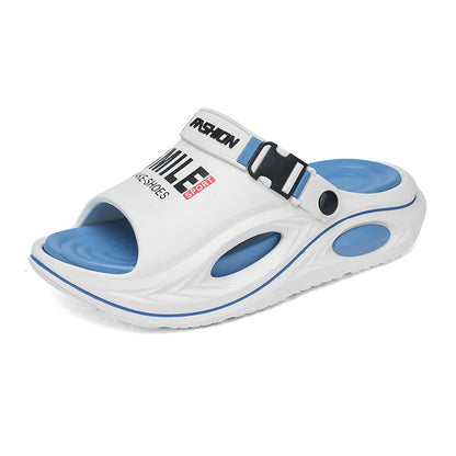 [38-45] Zapatos de playa con plataforma para hombre, sandalias deportivas informales, antideslizantes y resistentes al desgaste.