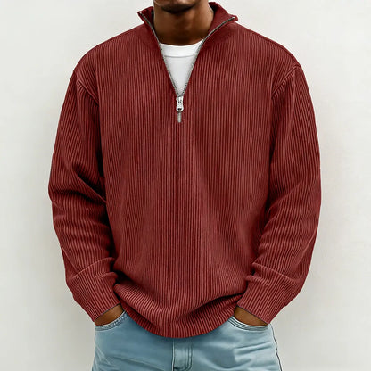 【S-5XL】Nuevo polo de cuello alto sencillo de color liso para hombre, colección 2026