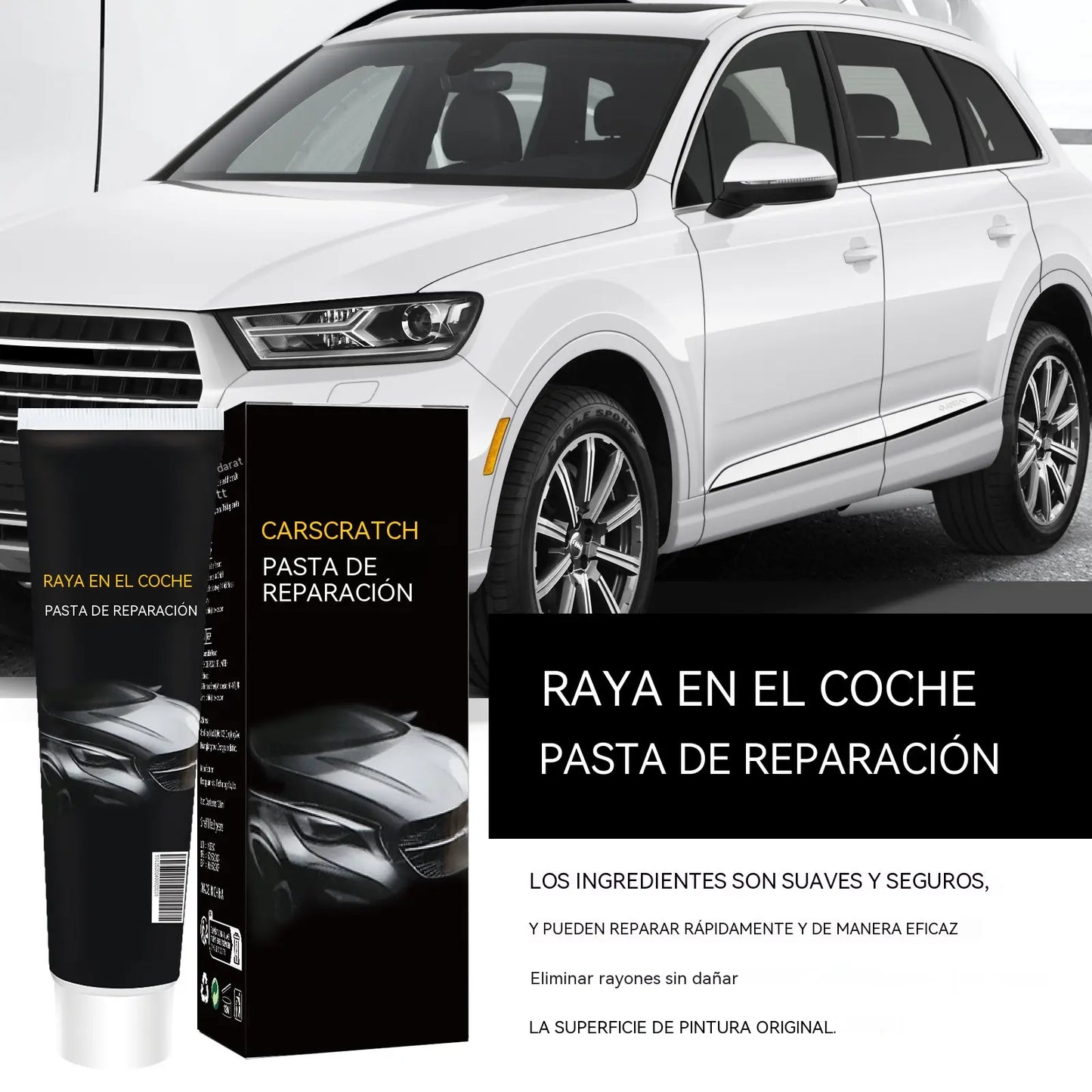 🔥Compra 1 y llévate 1 gratis🔥🚗💨Pasta reparadora de arañazos para coches, reparación de arañazos en la pintura, pulido y restauración.