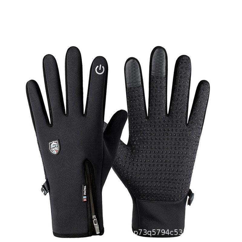 🔥🔥❄️⛷️Otoño e invierno al aire libre ciclismo escalada guantes de esquí cálidos guantes de lana impermeables a prueba de viento🧤