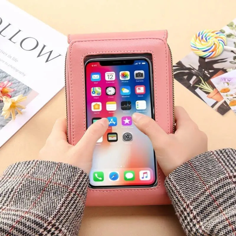 📱【¡50 % de descuento】👛2026 Nueva bolsa para teléfono antirrobo con pantalla táctil de gran capacidad