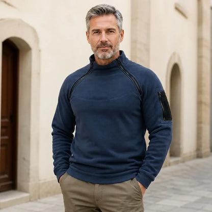 🔥📢【S-4XL】Nueva chaqueta de capa base con forro polar para hombre (colección 2026) – Cálida y moderna, diseño básico pero elegante