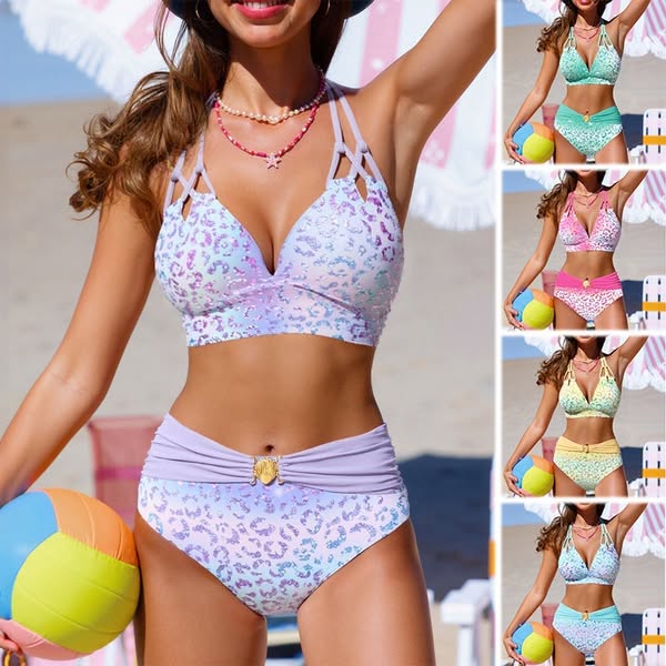 🏖️👙🌴【S-3XL】🌊Seksi bikini grudnjak s printom Kantarka