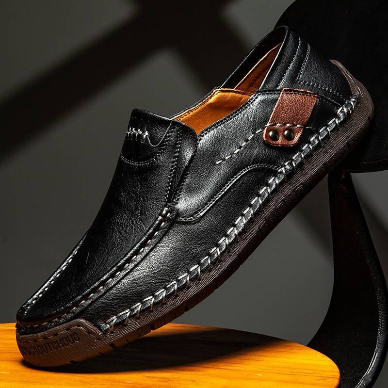 👞50% zľava🔥【38-48】Ručne vyrobené mokasíny z pravej kože ✅️Platba na dobierku