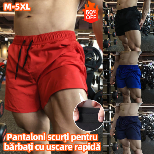 🔥Reducere pe timp limitat🔥【M-5XL】Pantaloni sport pentru bărbați pantaloni casual pentru alergare în aer liber, pantaloni de pijama cu uscare rapidă pantaloni de yoga fitness