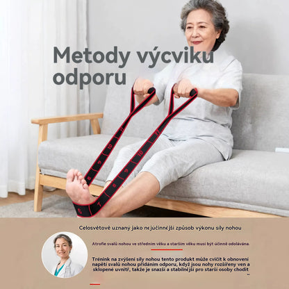 🦵🔥【Kupte 1 a získejte 1 zdarma】🔥Odporová guma pro budování svalů, protahování nohou a elastická guma pro osoby středního a staršího věku.