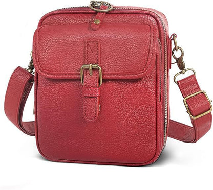 🏆【🔥Žhavý prodej】👜Nová kožená retro ležérní univerzální malá kabelka přes rameno/crossbody