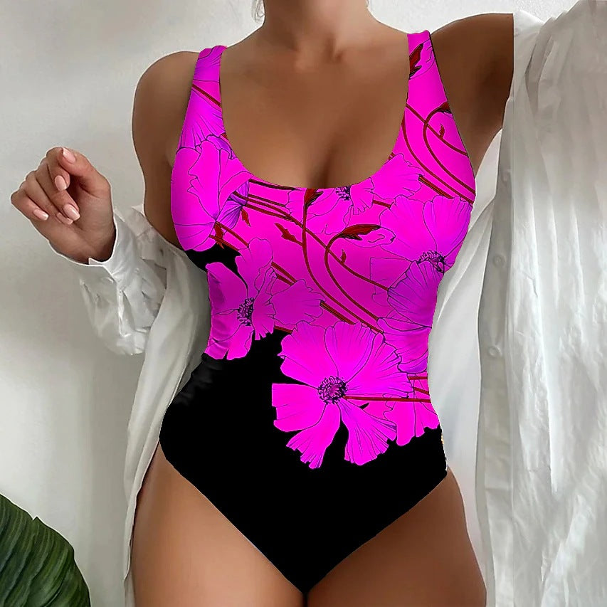 🥰【Zadnji dan – 50% popusta】👙【M~8XL】Seksi jednodijelni kupaći kostim s prugastim uzorkom