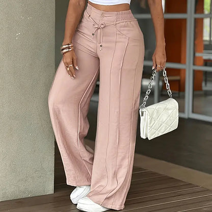 ✨【S-2XL】Nuevos pantalones de tiro alto y pernera ancha para 2026: un corte elegante que favorece la figura.