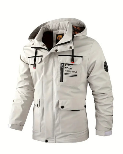 🔥【M~4XL】 2025 Nueva chaqueta de montañismo al aire libre impermeable a prueba de viento para hombres